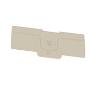Weidmüller 2874810000 Plaque de terminaison pour bornes beige 20 pc(s)