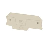 Weidmüller 2898830000 Plaque de terminaison pour bornes beige 20 pc(s)