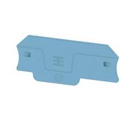 Weidmüller 2898840000 Plaque de terminaison pour bornes bleu 20 pc(s)