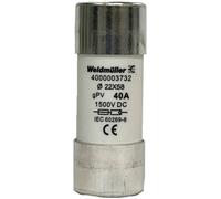 Weidmüller 4000003732 FUSE WSFL 22X58 40A 1K5V GPV Micro-fusible Contenu 10 pc(s)