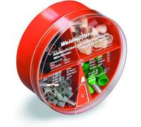 Weidmüller 9025400000 Assortiment dembouts simples 4 mm², 6 mm², 10 mm², 16 mm² partiellement isolé gris, jaune, rouge, bleu 100 pc(s) Box