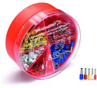 Assortiment d'embouts simples blanc, gris, rouge, noir, bleu Weidmüller H-BOX 0,5-2,5QMM DIN 9025430000 400 pc(s)