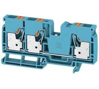 Weidmüller A3C 10 BL Durchgangs-Reihenklemme, PUSH IN, 10 mm², 1000 V, 57 A, blau