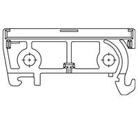 Weidmüller AP 45/RE OR 1665 1011600000 Boîtier universel 45 x 8 x 22.9 orange 20 pc(s)
