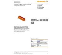 Weidmüller Boîtier mâle (platine) 1349200000 1700 pc(s)