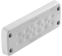 Weidmüller CABTITE EP 24/17 GY Plaque de traversée de câble Thermoplastique gris 10 pc(s)