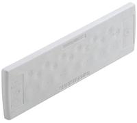 Weidmüller CABTITE EP A 24/19 GY Plaque de traversée de câble Epaisseur de plaque (maxi) 2.5 mm Thermoplastique gris 10 pc(s)