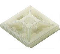 Weidmüller CBH 19/19 NATUR Embase de fixation 1289200000 Plage de Ø du faisceau 8 mm (max) 4 voies naturel 100 pc(s)
