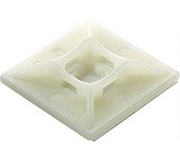 Weidmüller CBH 27/27 NATUR Embase de fixation serre-câble 1289400000 Plage de Ø du faisceau 4.40 mm (max) 4 voies naturel 100 pc(s)
