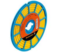 Weidmüller CLI C 1-3 GE/SW 7 CD Bague de marquage Impression 7 Plage de Ø extérieur 2.5 à 5 mm 1568251523