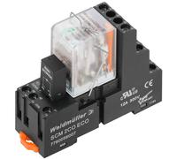 Weidmüller DRMKIT 24VDC 2CO LD Module relais Tension nominale: 24 V/DC Courant de commutation (max.): 10 A 2 inverseurs (RT) 10