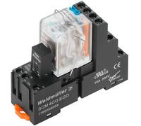 Weidmüller DRMKIT 24VDC 4CO LD/PB Module relais Tension nominale: 24 V/DC Courant de commutation (max.): 5 A 4 inverseurs (RT) 10