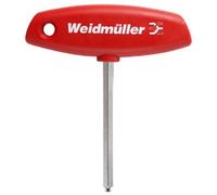 Weidmüller IS 6 DIN 6911 Clé coudée pour vis à 6 pans creux Taille (métrique): 6 mm Longueur de la lame: 80 mm