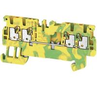 Weidmüller Lot de 50 bornes de conducteur de protection A4C 1.5 PE 1552660000 Vert/jaune