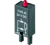 Weidmüller Module enfichable avec LED, avec diode de roue libre RIM 2 6/24VDC Couleur d'éclairage (ampoule LED): rouge 10 pc(s)
