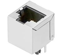 Bôitier femelle RJ45 Weidmüller RJ45C6 R1V 3.2N4N TY 2634590000 RJ45 embase femelle, verticale argent, noir