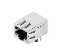 Weidmüller RJ45C5 T1D 3.3E4N TY Connecteur de circuit imprimé femelle modulaire RJ45, CAT. 5 , connexion à souder THT, blindage