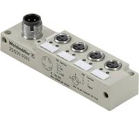 Weidmüller SAI-4-S-3P-M8L-M12-LOG 2512390000 Répartiteur passif M12 filetage métal 1 pc(s)