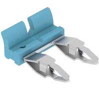 Weidmüller TCC 6.4/2 BL Peigne de pontage 300 V Nombre de pôles: 2 10 pc(s)