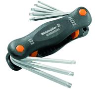 Weidmüller TH-S 9-40 TORX® intérieur Jeu de clés mâles coudées T 9, T 10, T 15, T 20, T 25, T 27, T 30, T 40 8 pièces