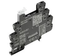 Weidmüller TRS T 24VDC 1CO M3 EMPTY Support relais avec indicateur LED, avec diode de roue libre, sans bouton de test Adapté pour