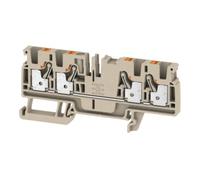 Weidmüller Weidmüller borne de passage 0,5-4,0 mm², beige A4C 4 Quantité:50