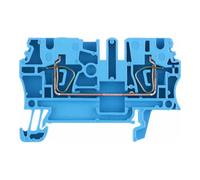 Weidmüller Weidmüller bornier passage 2,5 mm² bleu ZDU 2.5 BL Quantité:1