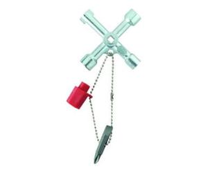 Weidmüller Weidmüller Clé universelle pour armoire électrique Cross-Key Quantité:1