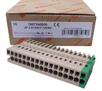 Weidmüller ZP 2.5 Connecteur, Prise, Série Z, Beige, Montée Directe NEU OVP