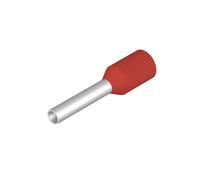 Embout simple dextrémité de câble Weidmüller H1,0/14D R BD 9004330000 1 mm² x 8 mm partiellement isolé rouge 500 pc(s)