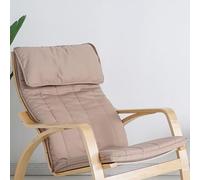 WEIDPHL Coussin De Remplacement pour Chaise en Coton Poang, Housse De Fauteuil Multicolore, Coussin en Tissu Amovible, Chaise en Coton Poang Rembourrée Épaisse,Kaki