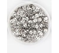 WEIDU 30 pièces Mini Boutons en métal 3-8mm pour 1 vêtements de poupée Faits à la Main Boucles Rondes 2 Trous Scrapbooking Boutons Accessoires de Couture