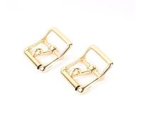 WEIDU 5 pièces Ivoduff Boucle de Verrouillage de différentes Tailles pour Le Cuir, Boucle ardillon en métal avec Serrure, Boucle de Rouleau de Langue de Verrouillage dans