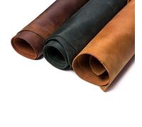 WEIDU Cuir véritable Peau Naturelle Bricolage Cuir véritable Cuir de Vachette 2.0mm épaisseur Pleine Fleur pour Ceinture Portefeuille Sac Chaussures