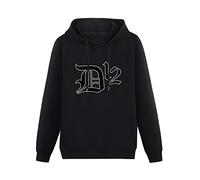 WEIDU Hoodies D12 Hip Hop Group Logo Long Sleeve Sweatshirts Black 3XL