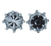 weiemgs 14 Pièces Crampon Chaussure Golf - Compatible avec Asics, adidas, Callaway, Cuater, Ecco, Footjoy, Johnston, New Balance, Nike, Oakley, Puma, SQAIRZ, Under Armour, Fast Twist 3.0(Grey)