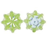 weiemgs 14 Pièces Crampon Chaussure Golf - Compatible avec Asics, adidas, Callaway, Cuater, Ecco, Footjoy, Johnston, New Balance, Nike, Oakley, Puma, SQAIRZ, Under Armour, Fast Twist 3.0(Vert)