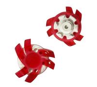 weiemgs 20 Pièces Crampon Chaussure Golf avec Clé - Compatible avec Footjoy, Nike, Callaway, Puma, Asics, SQAIRZ, Payntr, Under Armour, Adidas, Fast Twist 3.0, Tour-Lok Systèmes(Rouge)