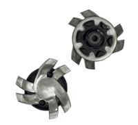 weiemgs 20 Pièces Crampon Chaussure Golf avec Clé - Compatible avec Footjoy, Nike, Callaway, Puma, Asics, SQAIRZ, Payntr, Under Armour, Adidas, Fast Twist 3.0, Tour-Lok Systèmes(Grey)