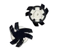 weiemgs 20 Pièces Crampon Chaussure Golf Avec Clé - Compatible Avec FootJoy, Nike, Callaway, Puma, ASICS, SQAIRZ, Payntr, Under Armour, Adidas, Fast Twist 3.0, Tour-Lok, Slim-Lok, Tri-Lok(Black White)