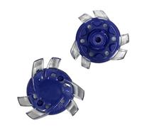 weiemgs 20 Pièces Crampon Chaussure Golf avec Clé - Compatible avec Footjoy, Nike, Callaway, Puma, Asics, SQAIRZ, Payntr, Under Armour, Adidas, Fast Twist 3.0, Tour-Lok, Slim-Lok, Tri-Lok(Dark Blue)