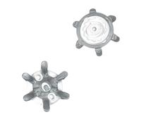 weiemgs 20 Pièces Crampon Chaussure Golf - Compatible avec Asics, adidas, Callaway, Ecco, Footjoy, Johnston & Murphy, New Balance, Nike, Oakley, Puma, SQAIRZ, Under Armour, Slim-Lok(Gray White)