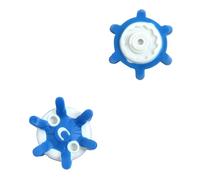 weiemgs 20 Pièces Crampon Chaussure Golf - Compatible avec Asics, adidas, Callaway, Ecco, Footjoy, Johnston & Murphy, New Balance, Nike, Oakley, Puma, SQAIRZ, Under Armour, Slim-Lok(Bleu)