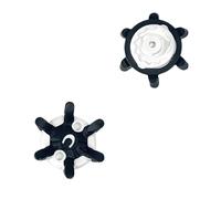 weiemgs 20 Pièces Crampon Chaussure Golf - Compatible avec Asics, adidas, Callaway, Ecco, Footjoy, Johnston & Murphy, New Balance, Nike, Oakley, Puma, SQAIRZ, Under Armour, Slim-Lok(Noir)