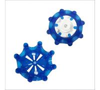 weiemgs 20 Pièces Crampon Golf avec Clé - Compatible Con De Footjoy, Nike, Callaway, Puma, New Balance, Asics, Cuater, SQAIRZ, Murphy, Payntr, Under Armour, Adidas Y Fast Twist 3.0 Systèmes(Bleu)