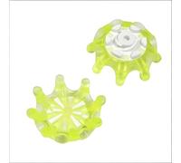 weiemgs 20 Pièces Crampon Golf avec Clé - Compatible Con De Footjoy, Nike, Callaway, Puma, New Balance, Asics, Cuater, SQAIRZ, Murphy, Payntr, Under Armour, Adidas Y Fast Twist 3.0 Systèmes(Vert)