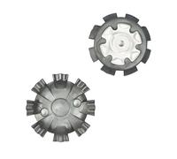 weiemgs 20 Pièces Crampons Golf avec Clé - Compatible avec Footjoy, Nike, Callaway, Under Armour, Travis Mathew/Cuater, New Balance, SQAIRZ, Asics, Payntr, Johnston & Murphy, Fast Twist 3.0(Gray a)