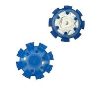 weiemgs 20 Pièces Crampons Golf avec Clé - Compatible avec Footjoy, Nike, Callaway, Under Armour, Travis Mathew/Cuater, New Balance, SQAIRZ, Asics, Payntr, Johnston & Murphy, Fast Twist 3.0(Bleu)