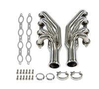 WEIFANAA d'échappement Collecteur D'échappement pour Chevy pour Small pour Block 97-14, pour LSX LS1 4,8l 5,7l 6,0l,2l, Moteur Face vers l'avant 1 3/4" Tuyau d'échappement