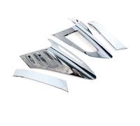 WEIFANAA Feux Arrière d'éclairage Pour Toyota Pour CHR Pour C-HR 2016-2018 4 Pièces Feu Arrière Couvercle Cadre Protecteur Autocollant Voiture Feu Arrière(Argent)